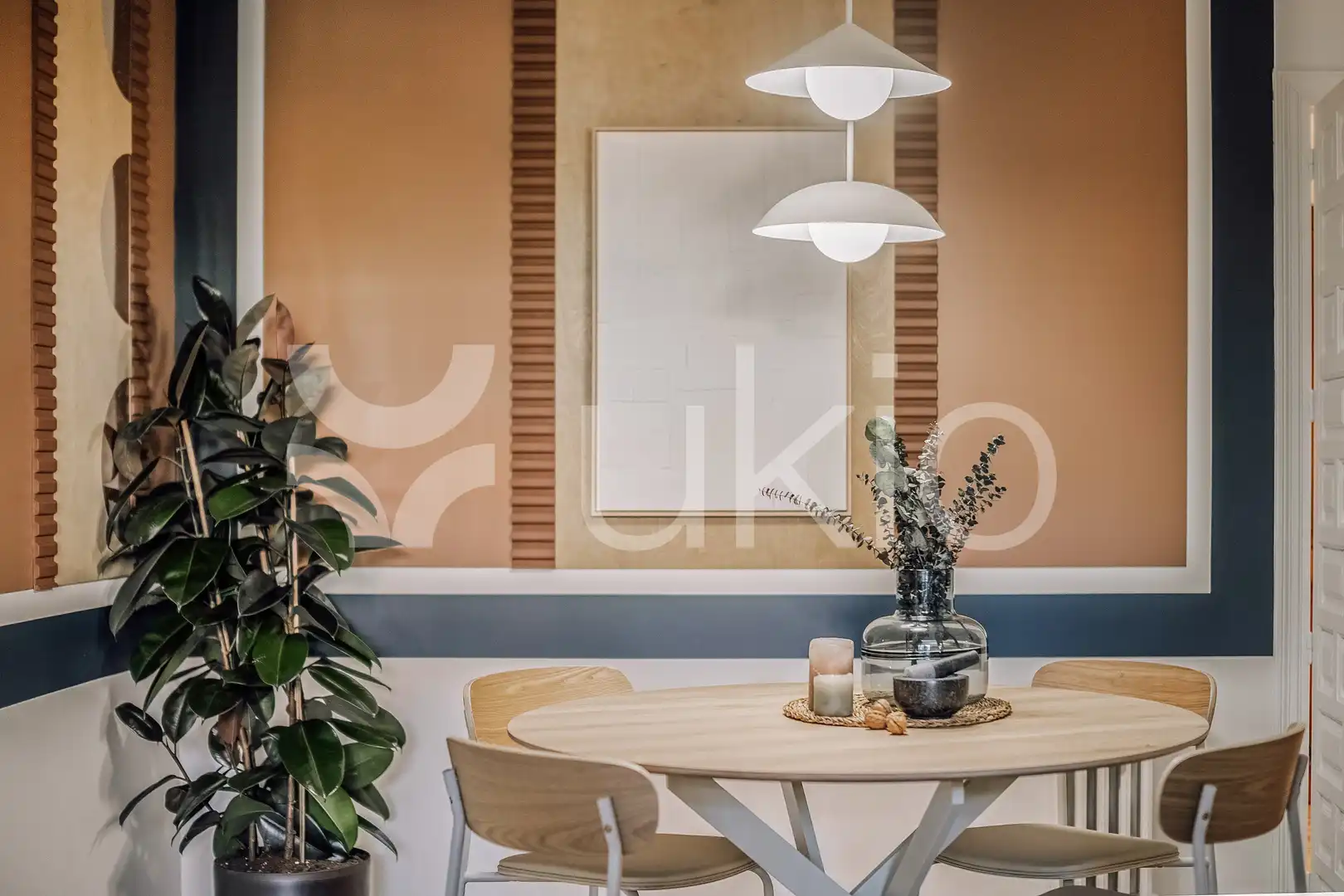 Dining room of Apartments for rent in Madrid  with Air Conditioner, Heating and Terrace