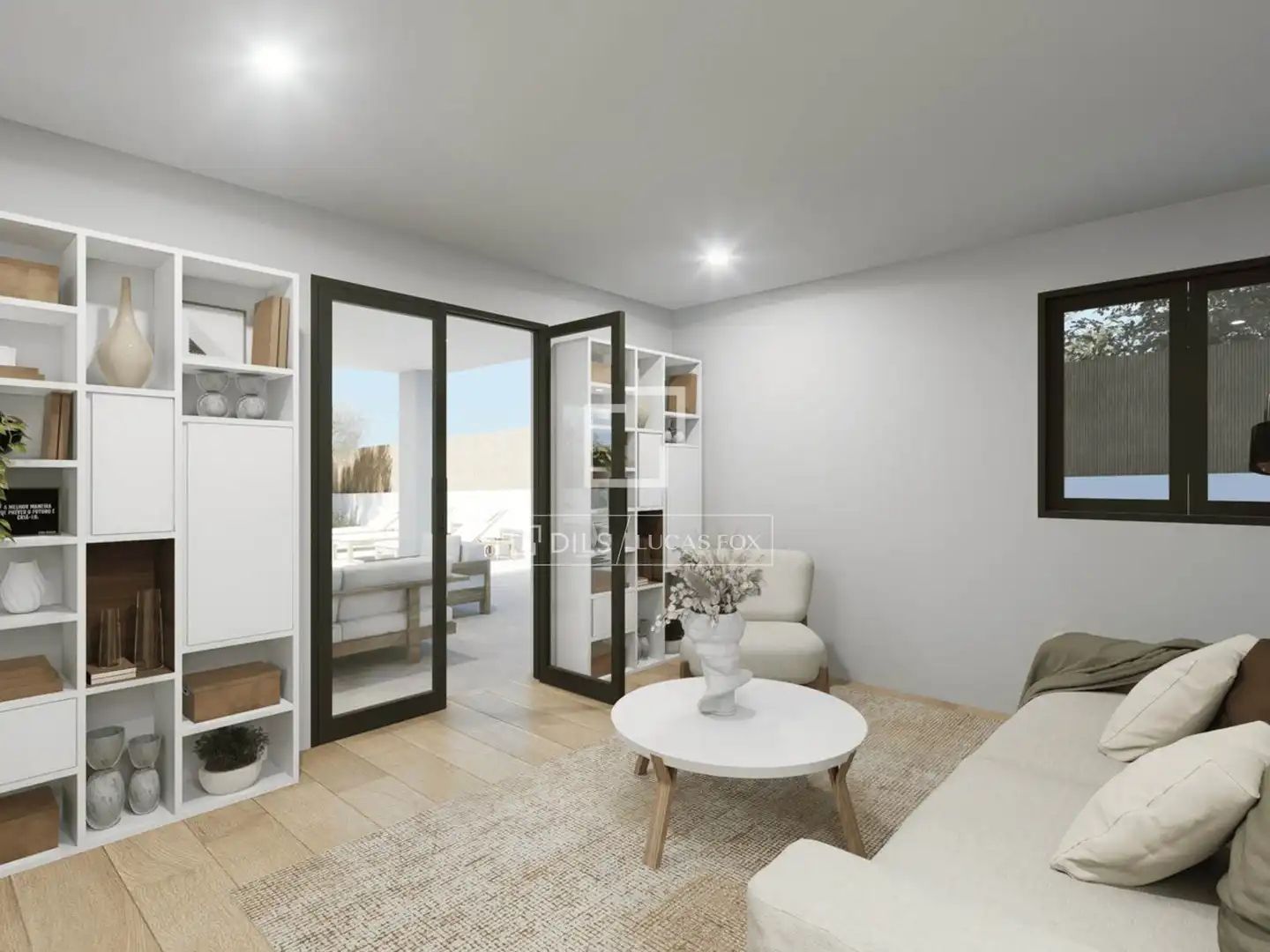 Living room of Houses for sale in Marratxí  with Air Conditioner, Private garden and Swimming Pool