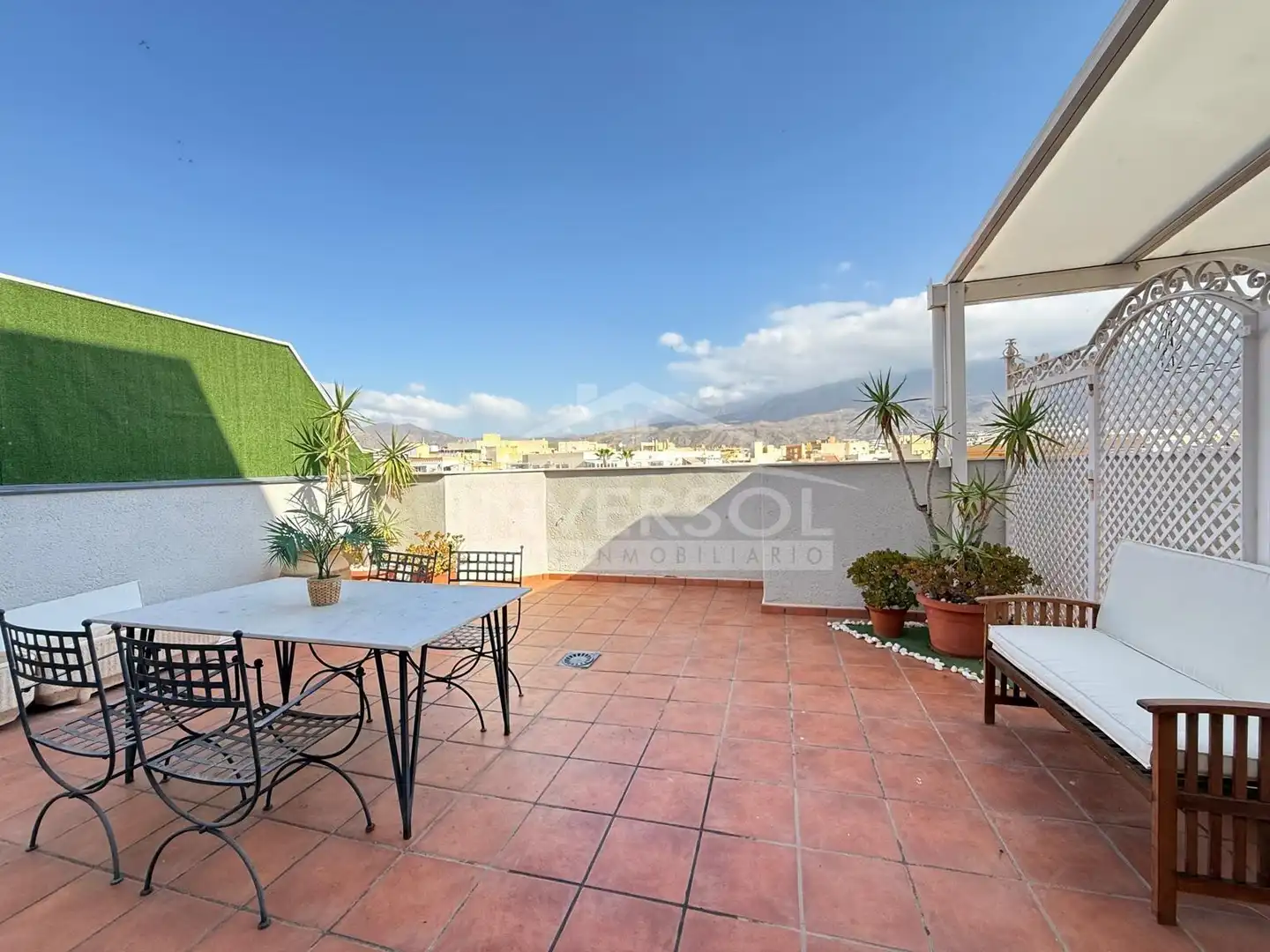 Terraza de Ático en venta en El Ejido con Aire acondicionado, Calefacción y Parquet