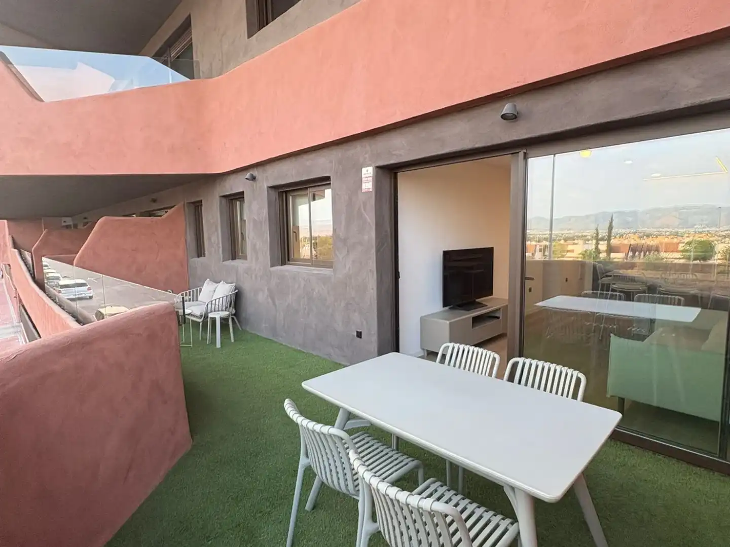 Terrasse von Wohnung zur Miete in Murcia mit Klimaanlage, Heizung und Terrasse