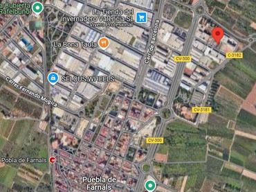 Terreny industrial en venda a Pobla de Farnals