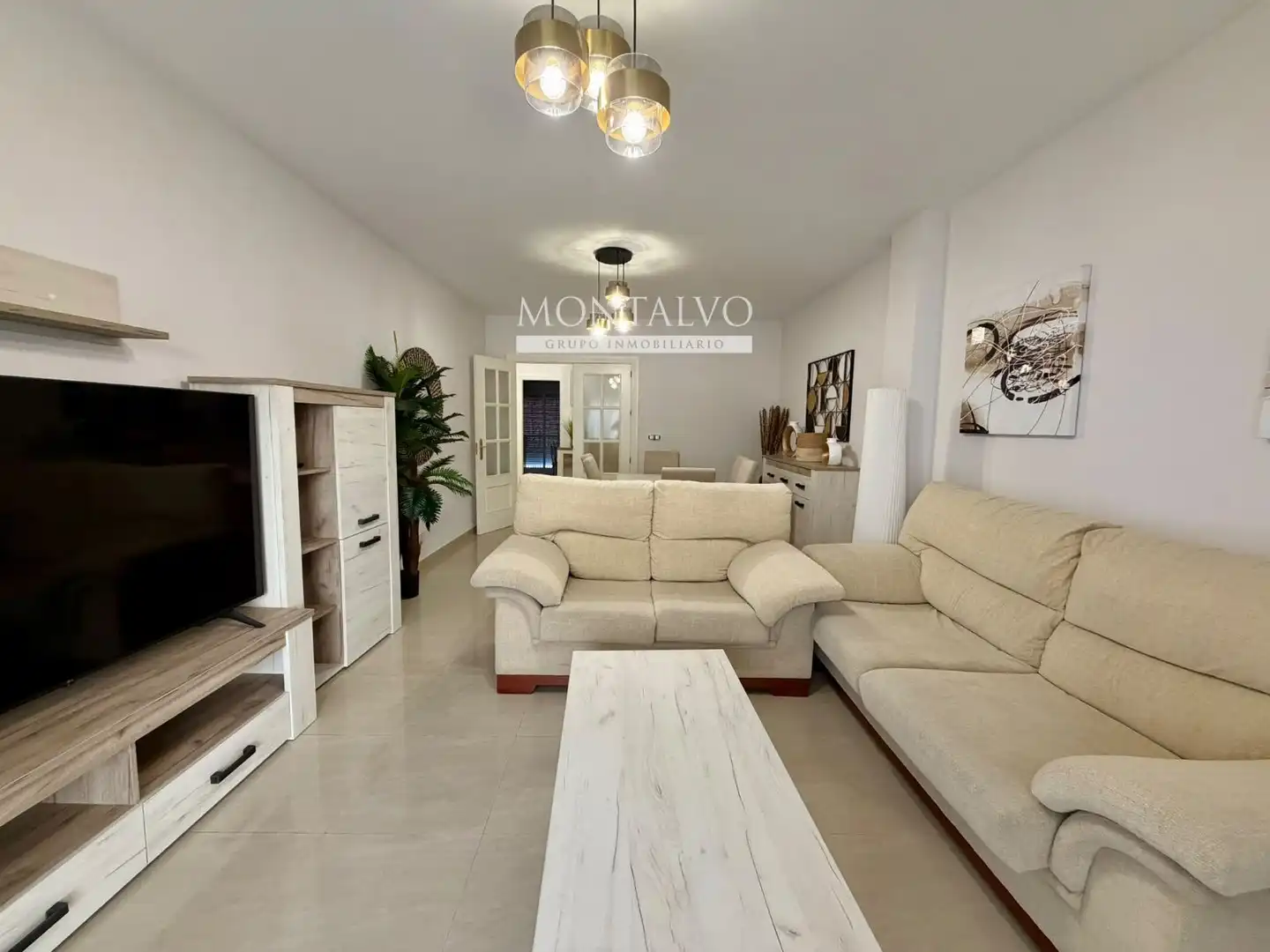 Sala d'estar de Pis de lloguer en Atarfe amb Aire condicionat, Calefacció i Terrassa