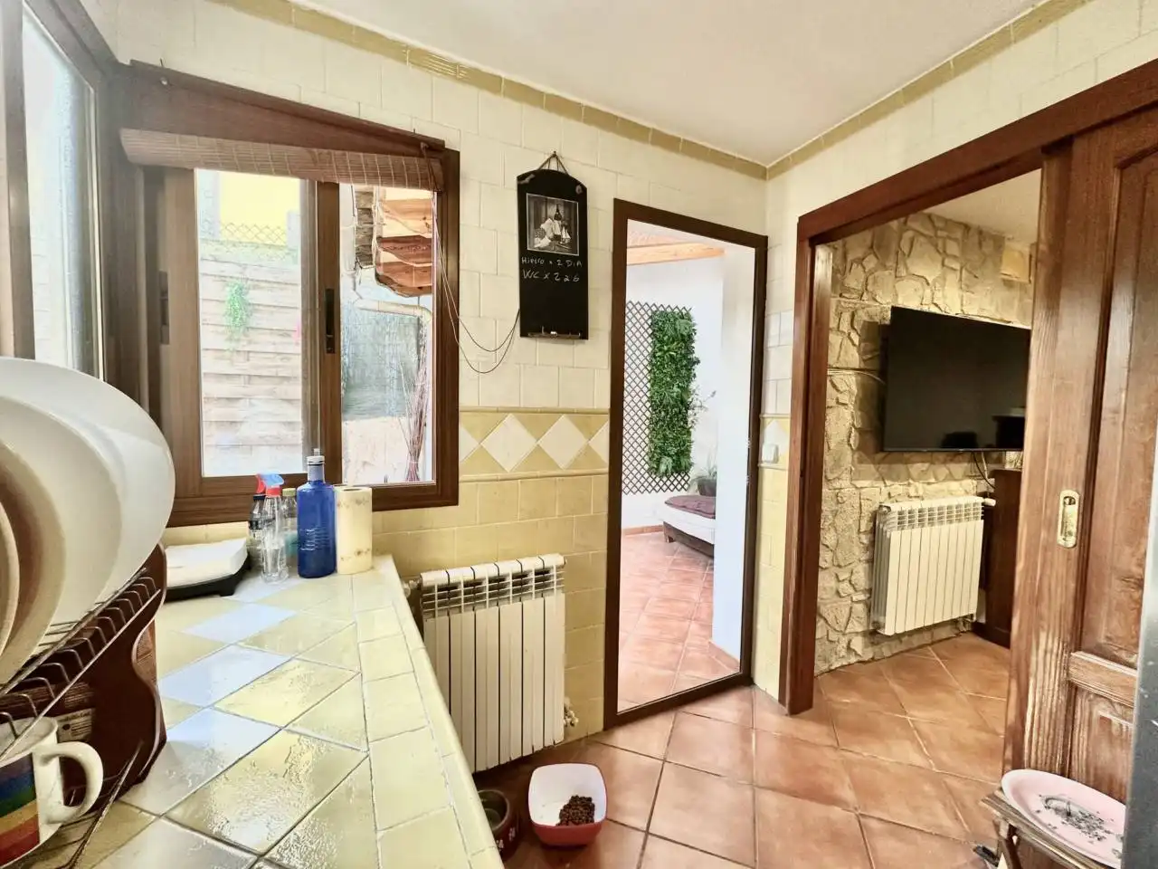 Küche von Wohnung zum Verkauf in  Palma de Mallorca mit Klimaanlage, Heizung und Privatgarten