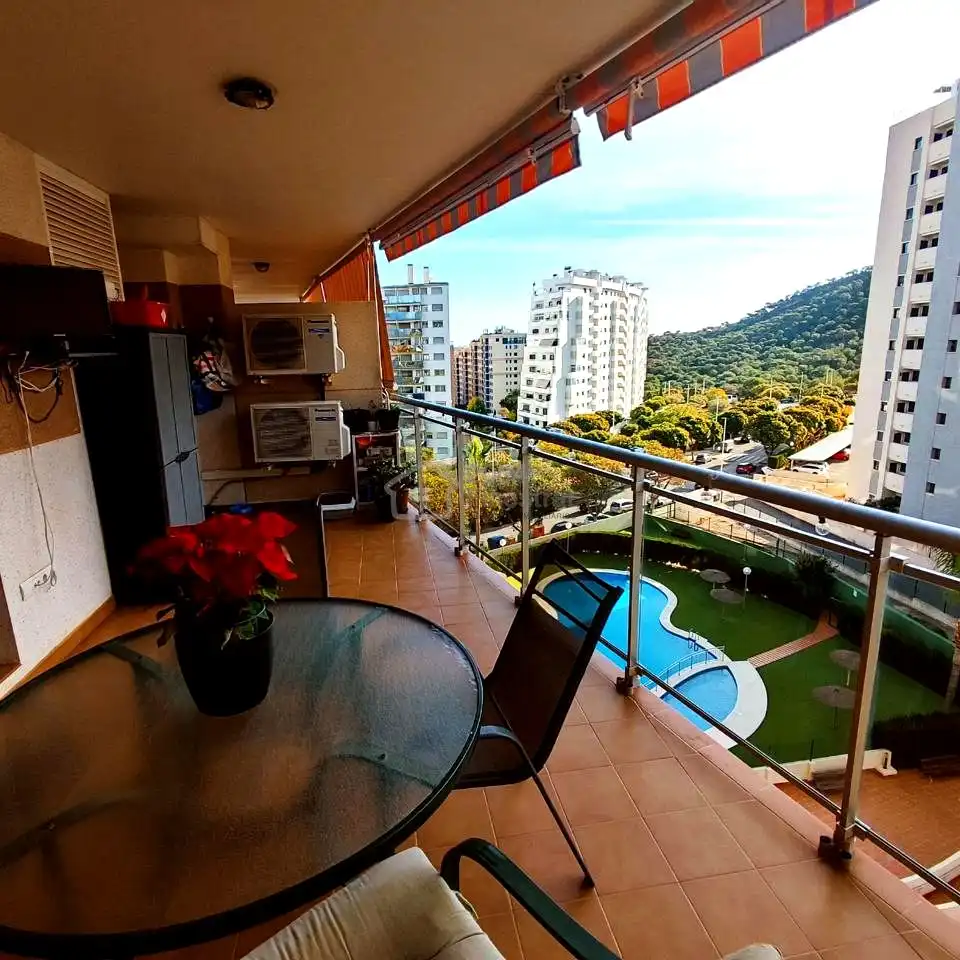 Außenansicht von Wohnung zum Verkauf in Villajoyosa / La Vila Joiosa mit Klimaanlage, Terrasse und Abstellraum
