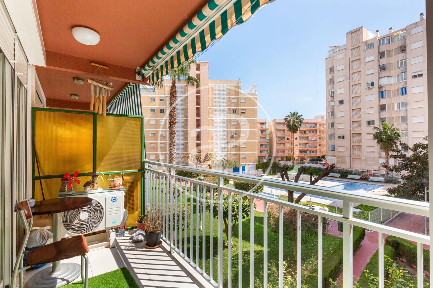 Exterior view of Flat for sale in La Pobla de Farnals  with Air Conditioner, Heating and Private garden