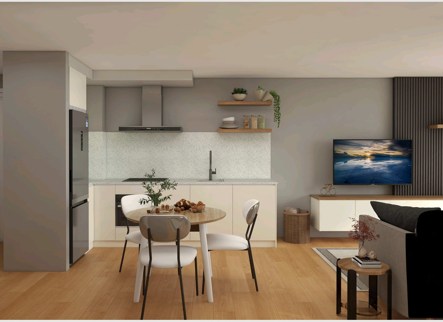 Kitchen of Flat for sale in Malpica de Bergantiños  with Community pool
