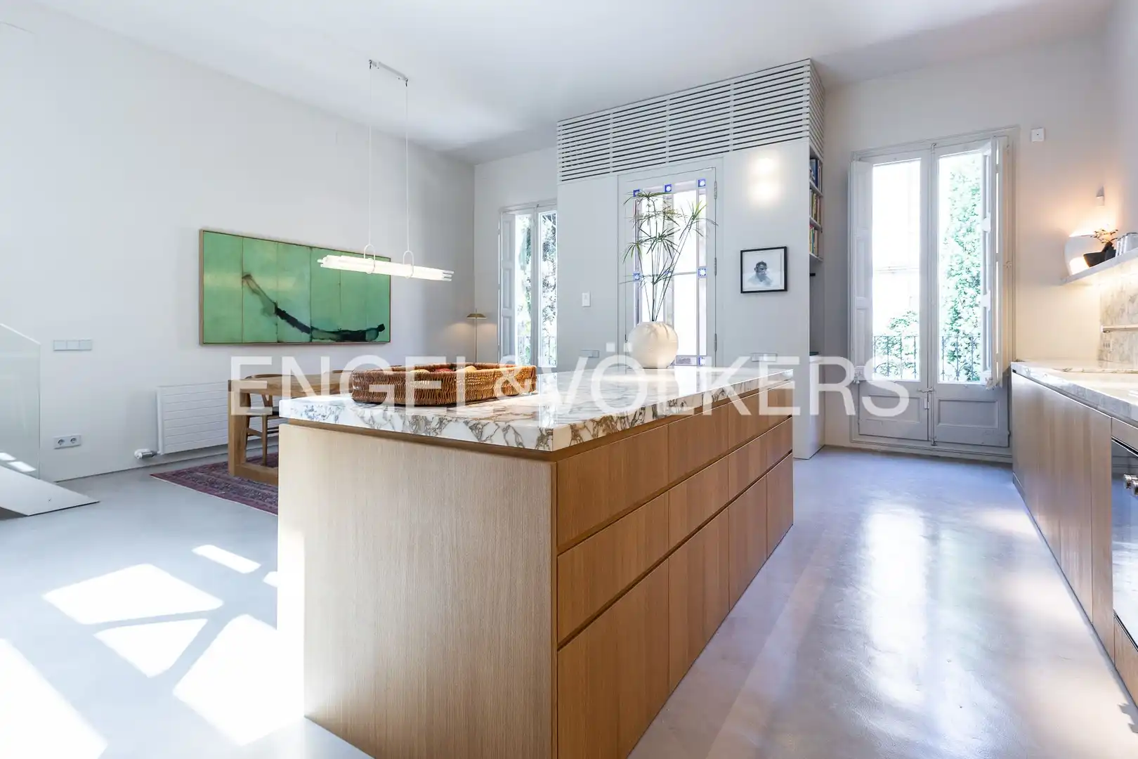Kitchen of Houses for rent in Barcelona  with Air Conditioner, Heating and Private garden