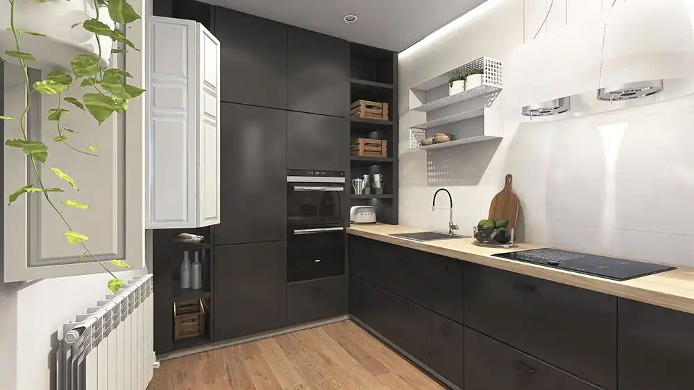 Kitchen of Flat for sale in Salamanca  with Air Conditioner, Heating and Balcony