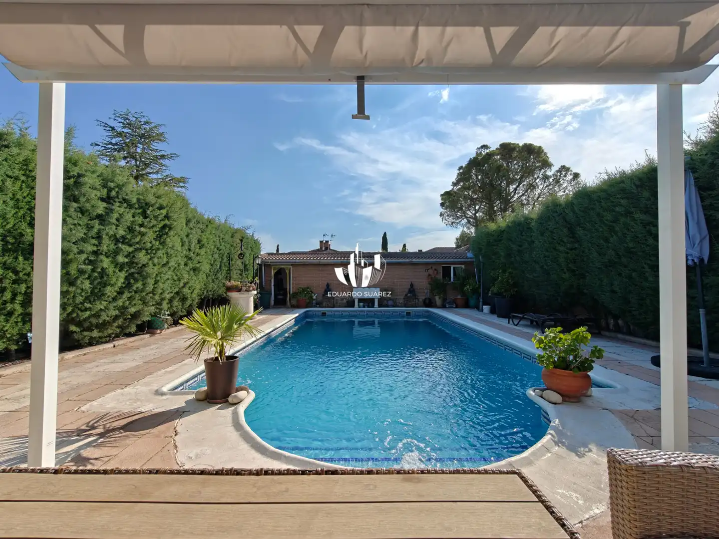 Piscina de Casa o xalet en venda en Rivas-Vaciamadrid amb Calefacció, Jardí privat i Terrassa