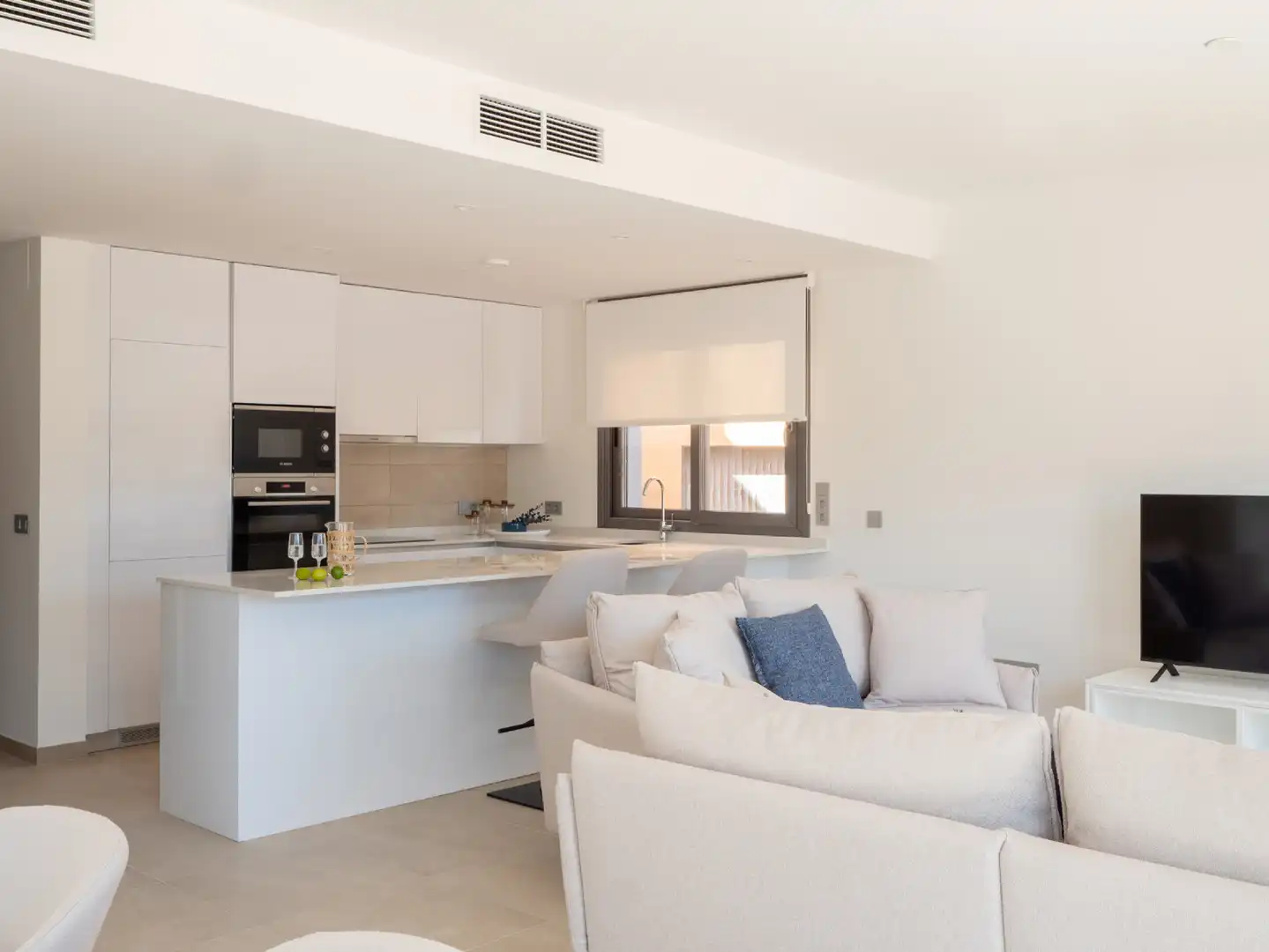 Cocina de Dúplex en venta en Ses Salines con Aire acondicionado, Jardín privado y Terraza