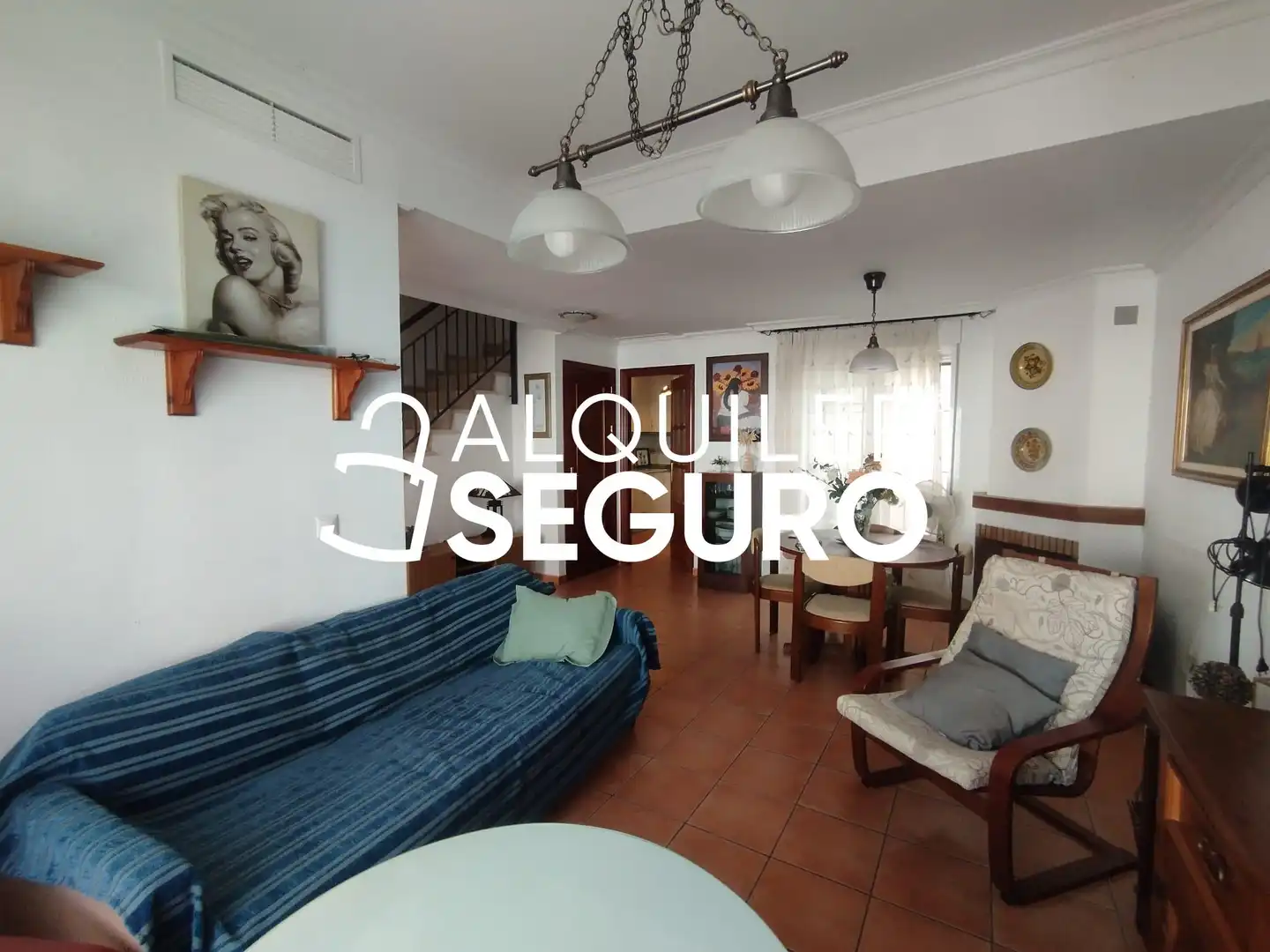 Sala d'estar de Casa o xalet de lloguer en Fuengirola amb Terrassa, Piscina i Moblat