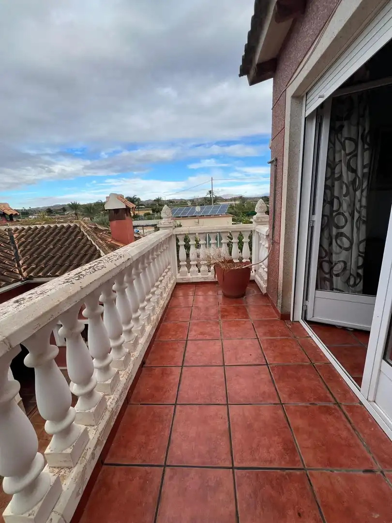 Terrassa de Casa o xalet en venda en Elche / Elx amb Jardí privat, Terrassa i Piscina