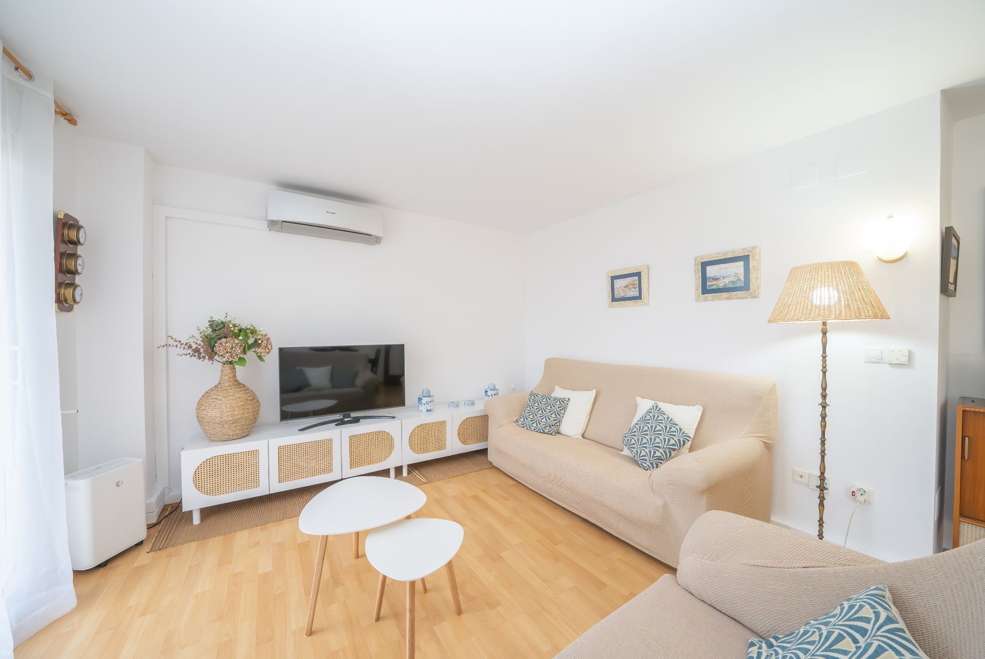 Sala d'estar de Apartament en venda en Jávea / Xàbia amb Aire condicionat, Calefacció i Terrassa