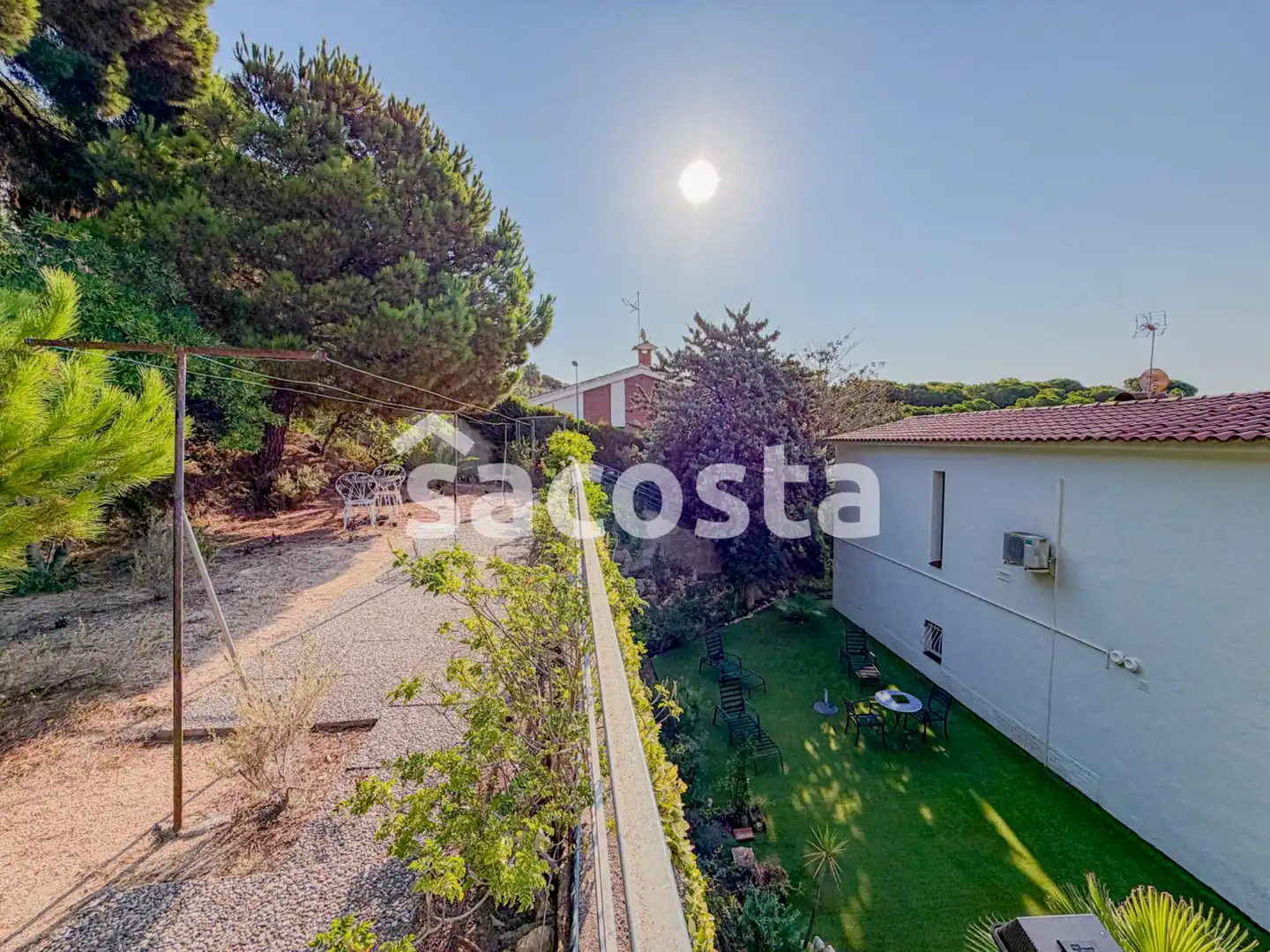 Garten von Haus oder Chalet zum Verkauf in Lloret de Mar mit Klimaanlage, Heizung und Terrasse
