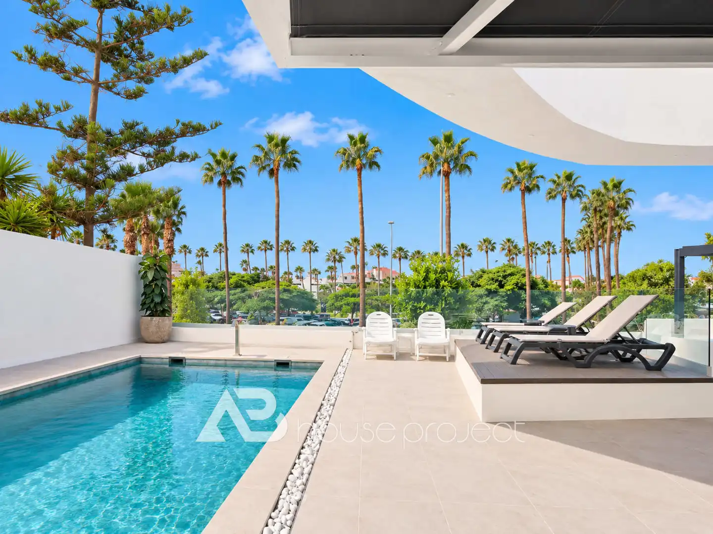 Swimming pool of Houses for sale in Costa Adeje