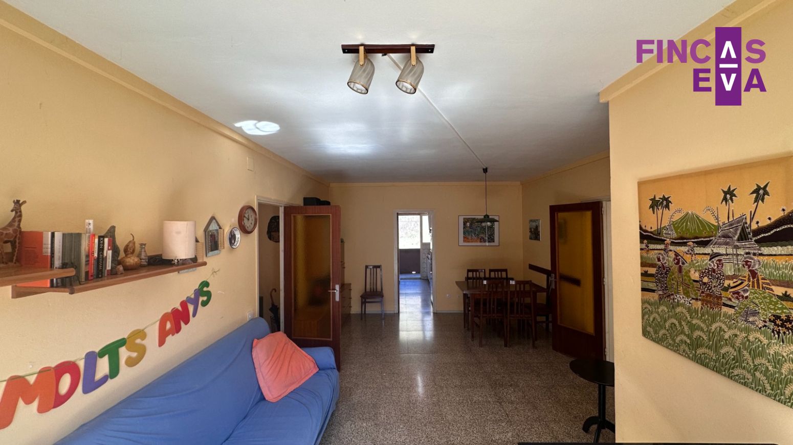 Living room of Flat for sale in Ribes de Freser  with Heating and Balcony