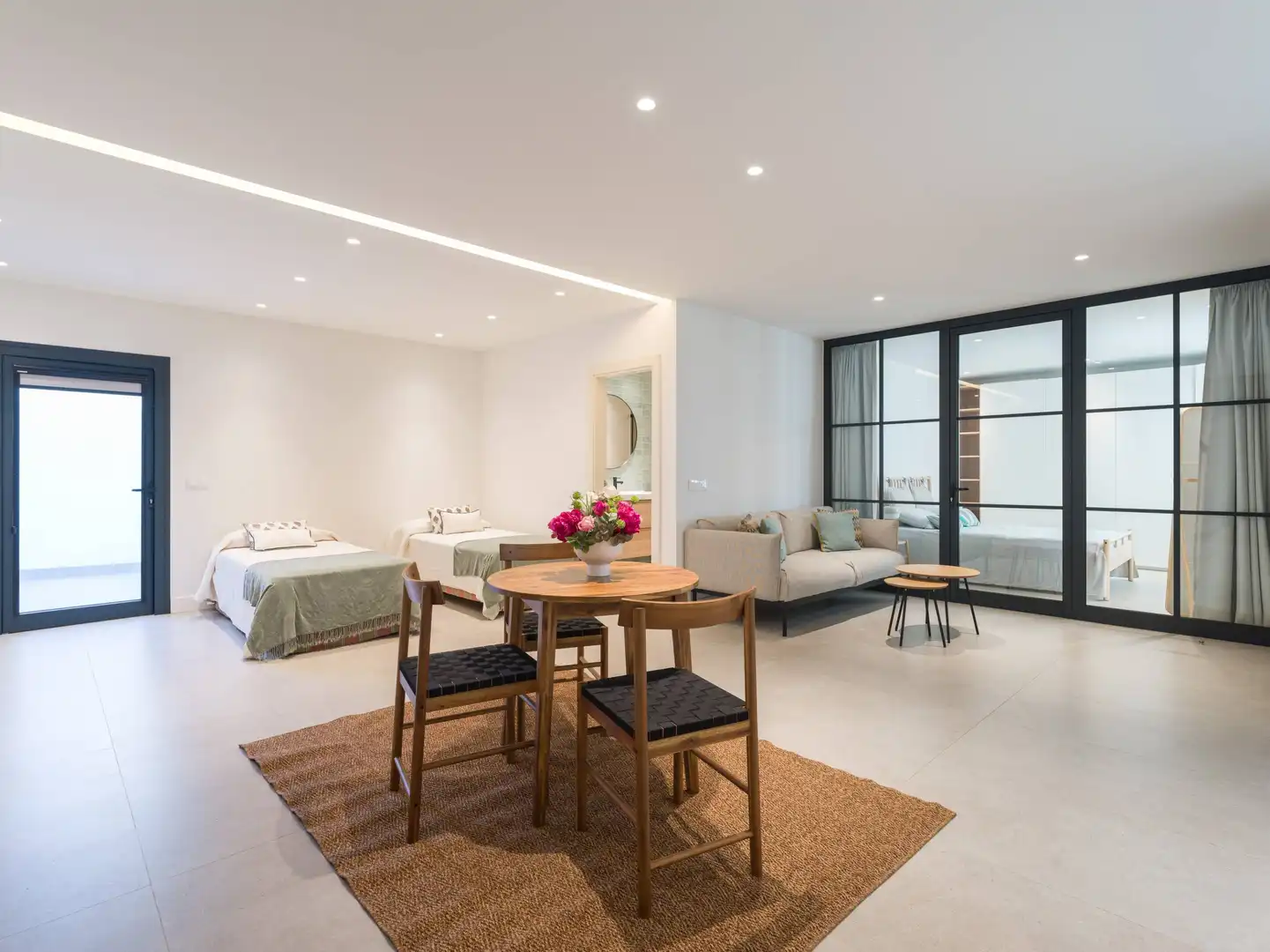 Sala de estar de Piso de alquiler en Las Palmas de Gran Canaria con Jardín privado y Terraza