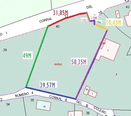 Residential land for sale in Partida Corral del Colero 17, imagen 2