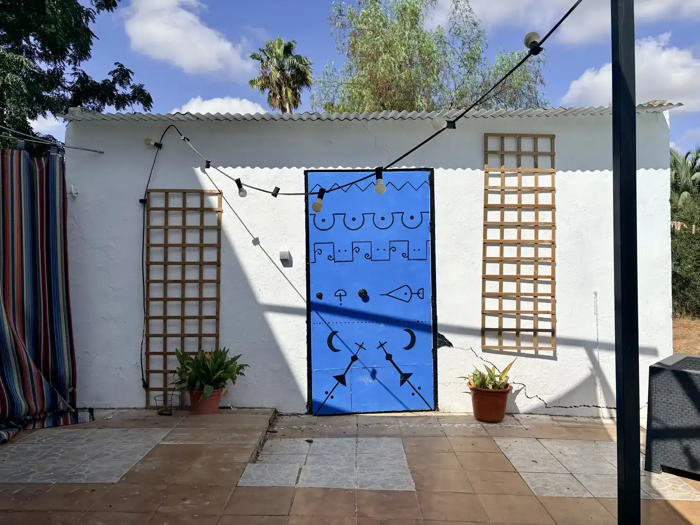 Vista exterior de Casa o xalet en venda en Carmona amb Aire condicionat, Jardí privat i Traster