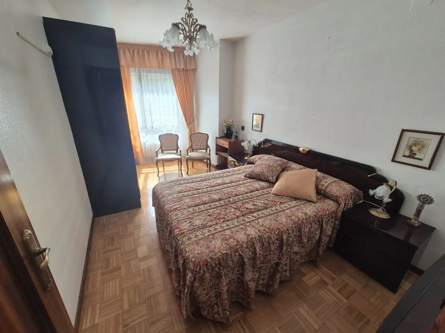 Schlafzimmer von Wohnung zum Verkauf in Palencia mit Heizung, Parkett und Terrasse