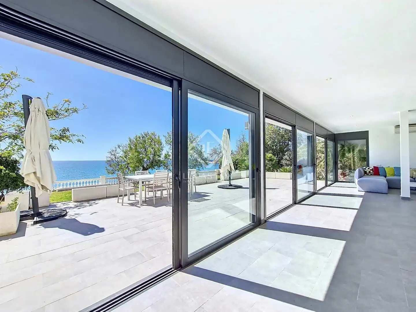 Terrassa de Casa o xalet de lloguer en Vilanova i la Geltrú amb Aire condicionat, Jardí privat i Terrassa
