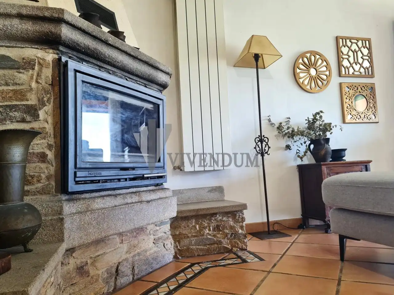 Sala de estar de Casa o chalet en venta en Redondela con Calefacción, Jardín privado y Terraza