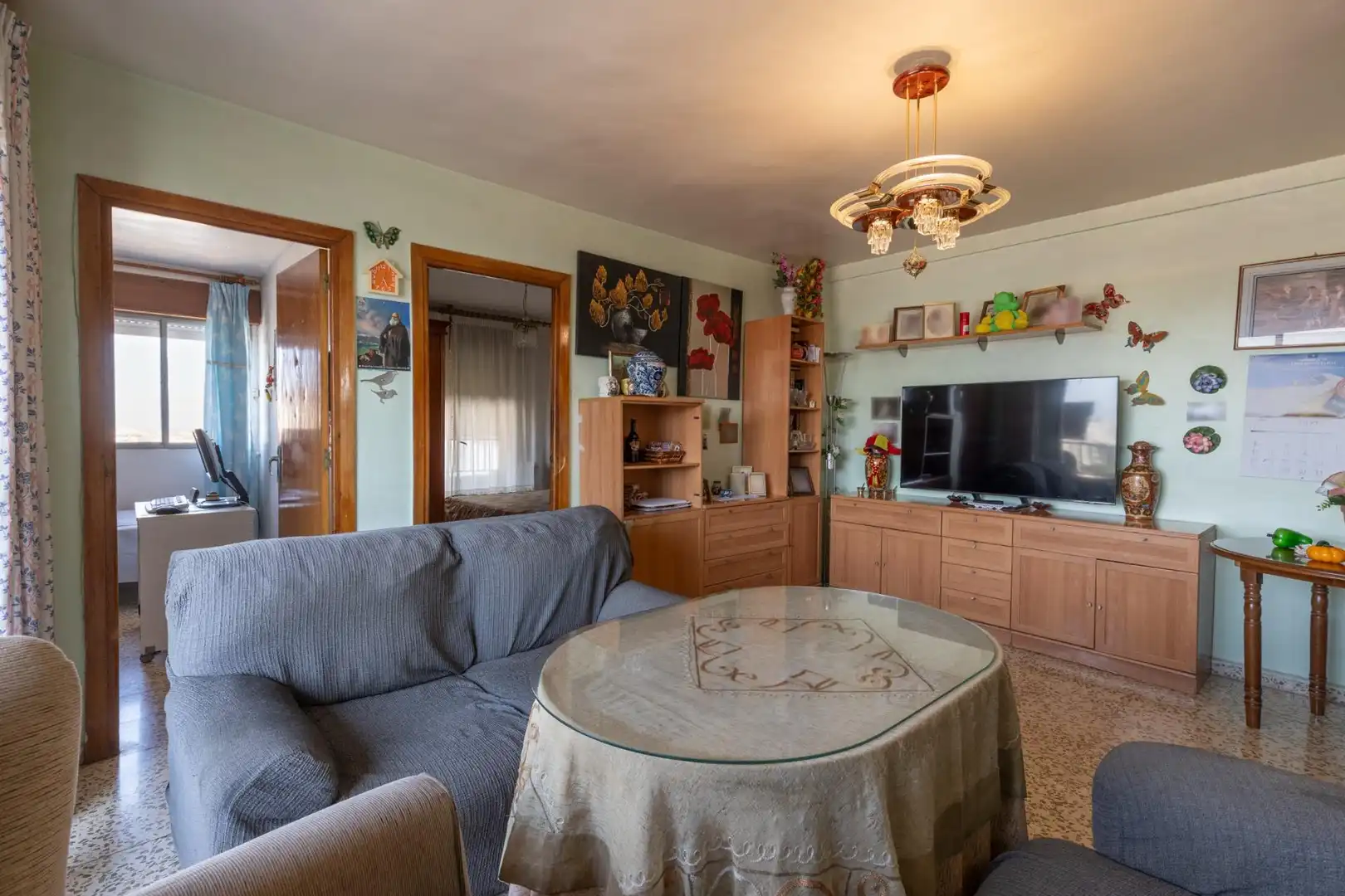 Sala de estar de Piso en venta en Granada