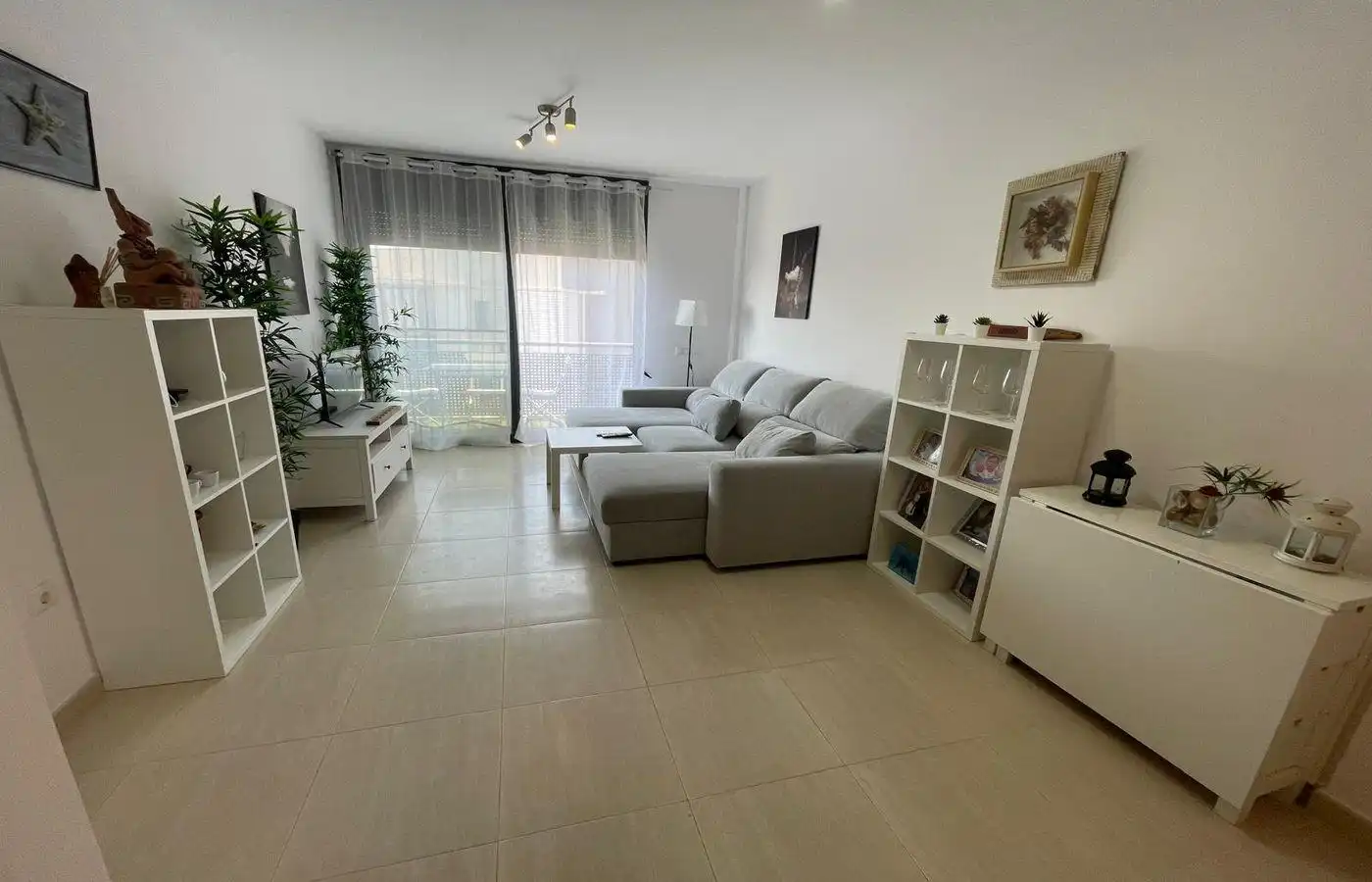 Sala d'estar de Àtic en venda en La Ràpita amb Calefacció, Jardí privat i Terrassa