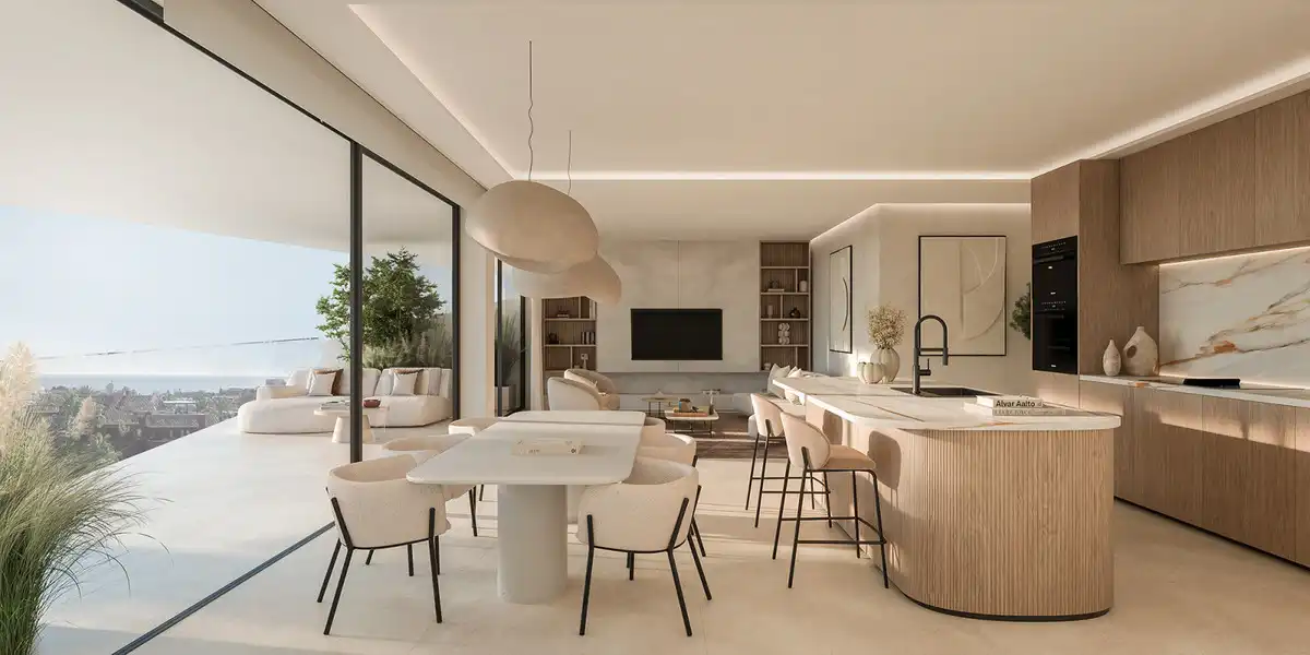 Sala de estar de Planta baja en venta en Estepona con Jardín privado, Terraza y Trastero