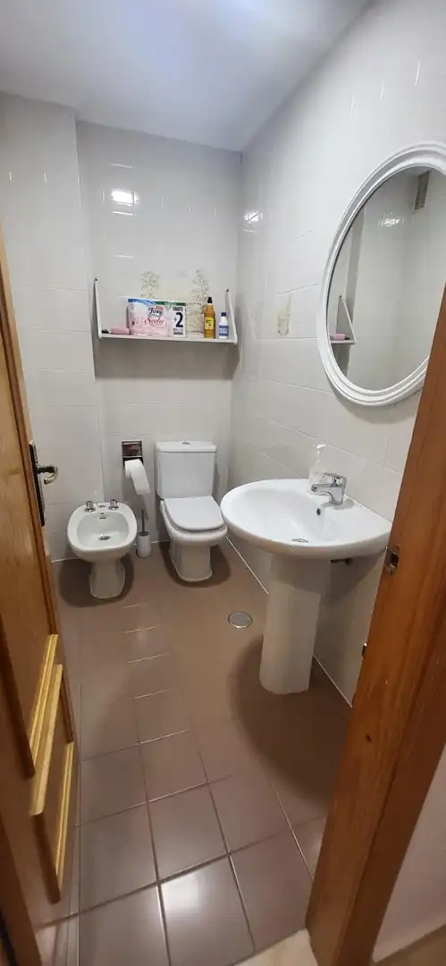Bathroom of Flat for rent in Albacete  with Heating, Furnished and Balcony