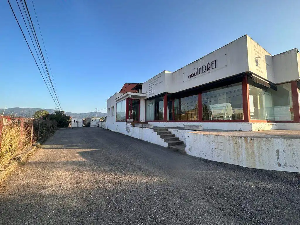 Exterior view of Industrial buildings for sale in Santa Coloma de Farners