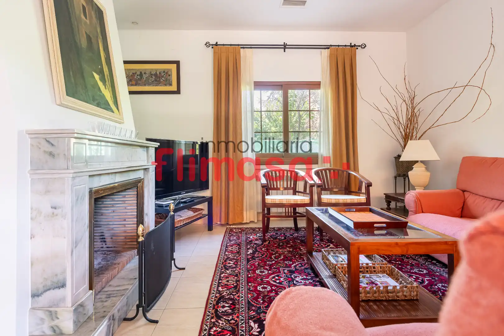 Sala de estar de Casa o chalet en venta en Villaviciosa de Odón con Aire acondicionado, Calefacción y Jardín privado