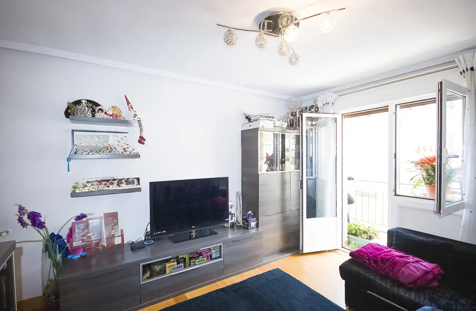 Sala de estar de Piso en venta en Ibarra con Calefacción, Amueblado y Horno