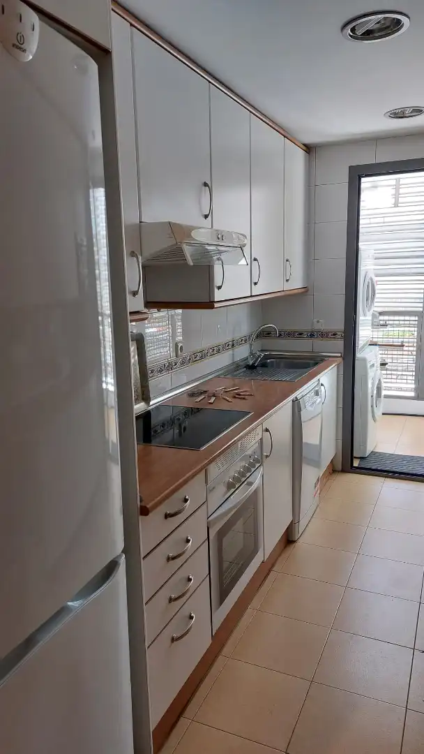Cocina de Planta baja en venta en Madrid con Aire acondicionado, Calefacción y Parquet