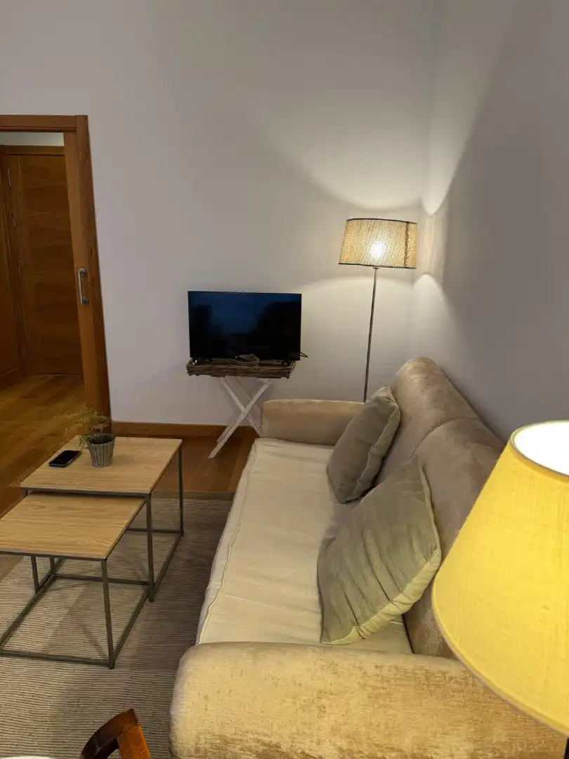 Living room of Flat for rent in Poio  with Heating, Furnished and Balcony