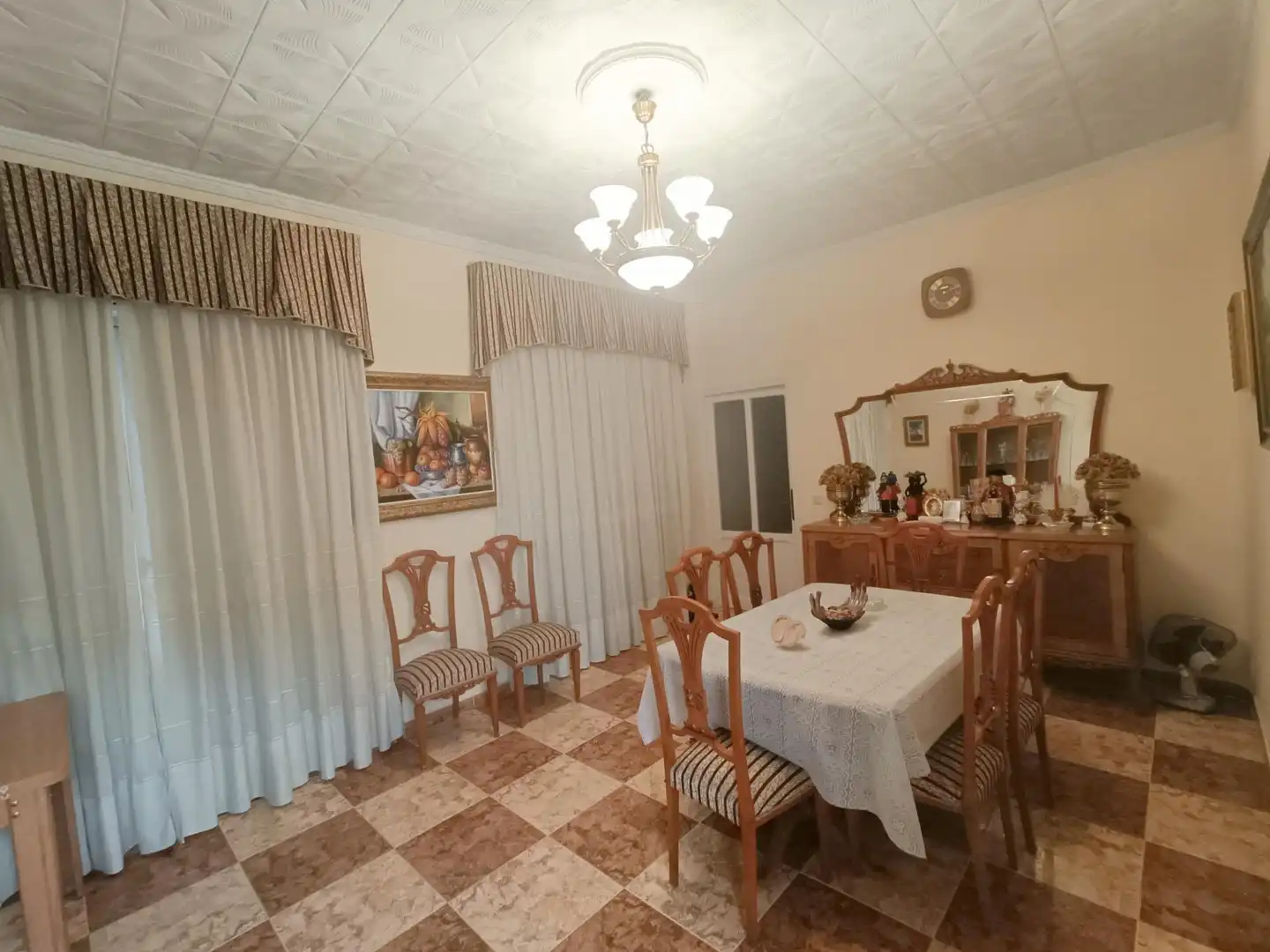 Comedor de Casa adosada en venta en Villarta de San Juan con Calefacción, Terraza y Balcón