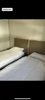 Schlafzimmer von Dachboden zur Miete in Estepona mit Klimaanlage, Terrasse und Abstellraum