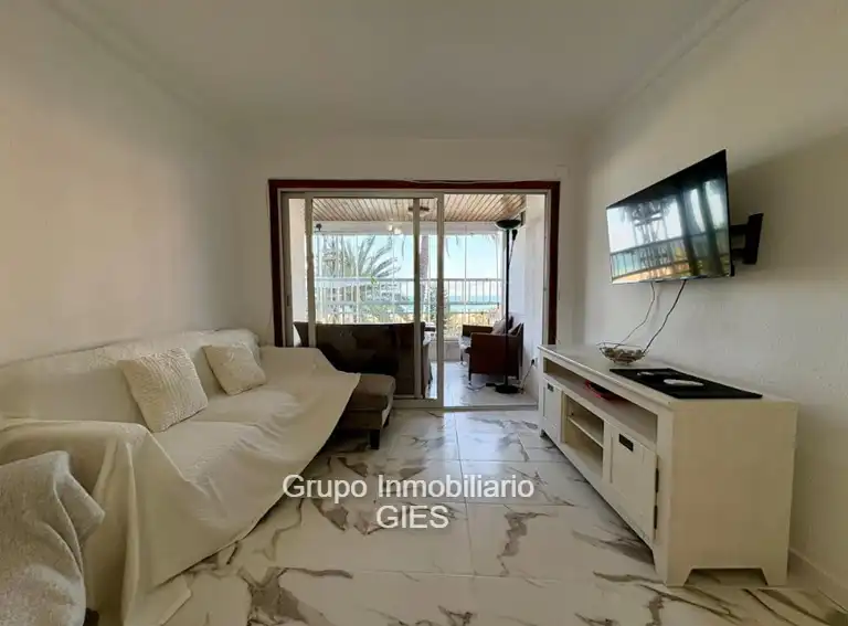 Sala de estar de Apartamento en venta en Cullera con Aire acondicionado, Calefacción y Terraza