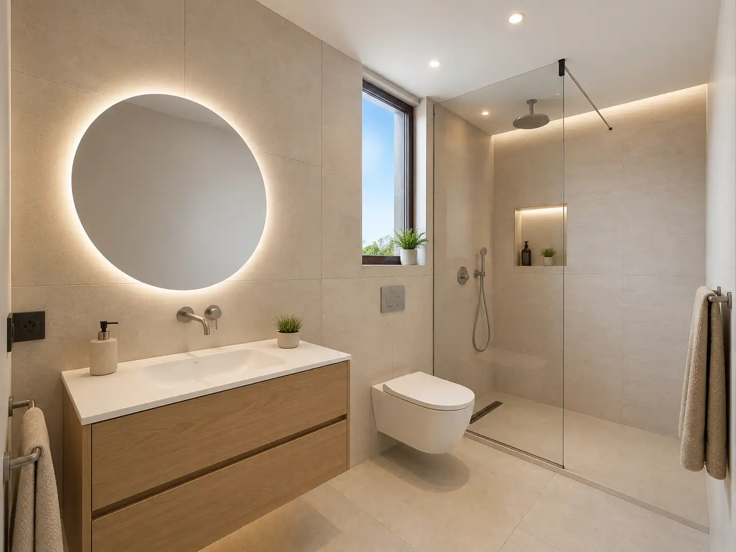 Baño de Casa o chalet en venta en Llucmajor con Aire acondicionado, Calefacción y Jardín privado