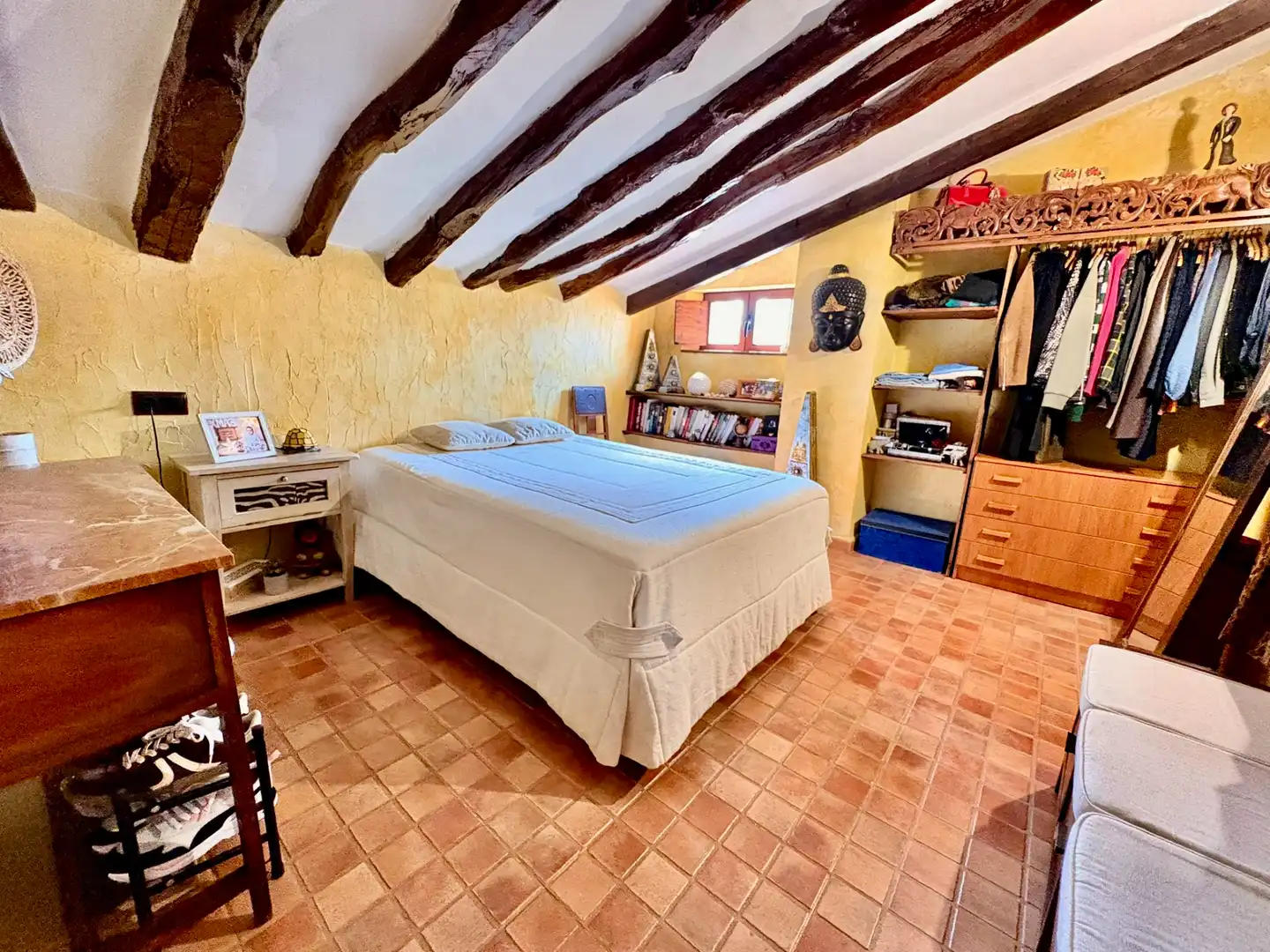 Habitación de Finca rústica en venta en Ibi con Aire acondicionado y Terraza