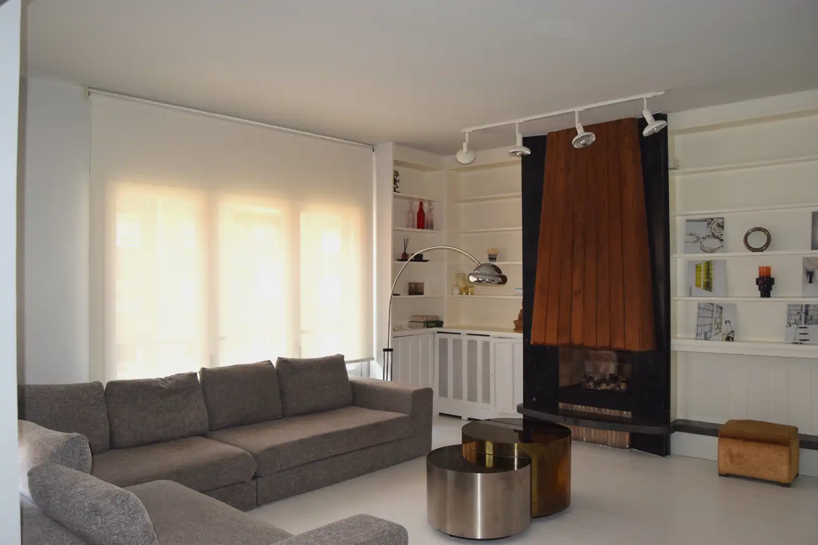 Sala de estar de Piso de alquiler en Barcelona con Aire acondicionado, Calefacción y Parquet