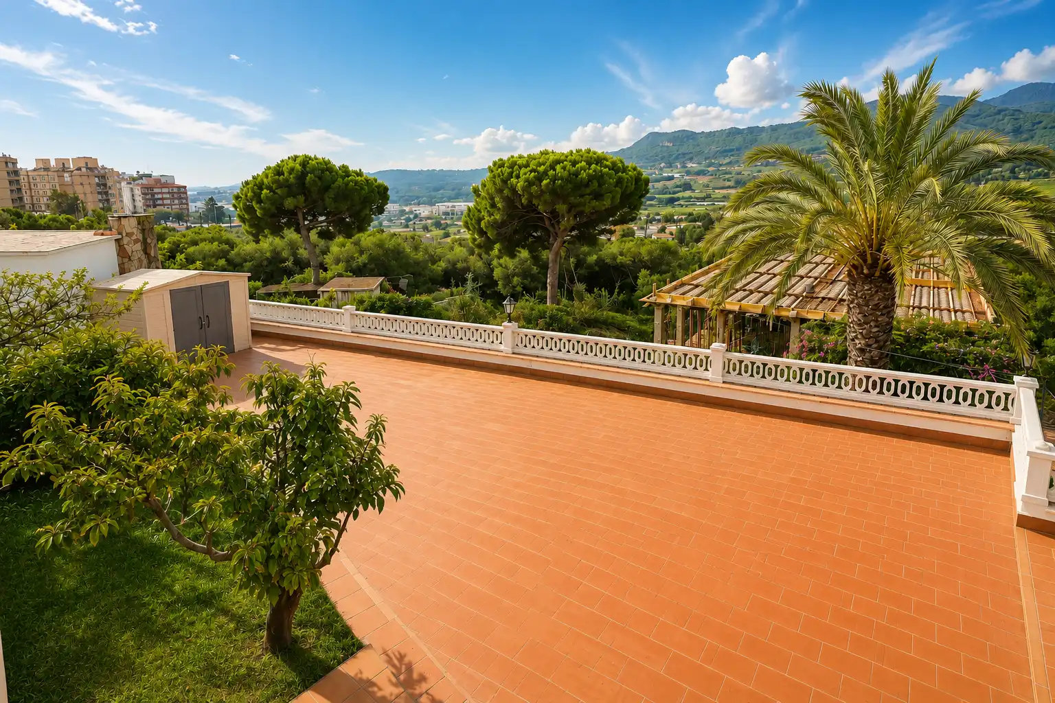 Terraza de Casa o chalet en venta en Mataró con Calefacción, Jardín privado y Terraza