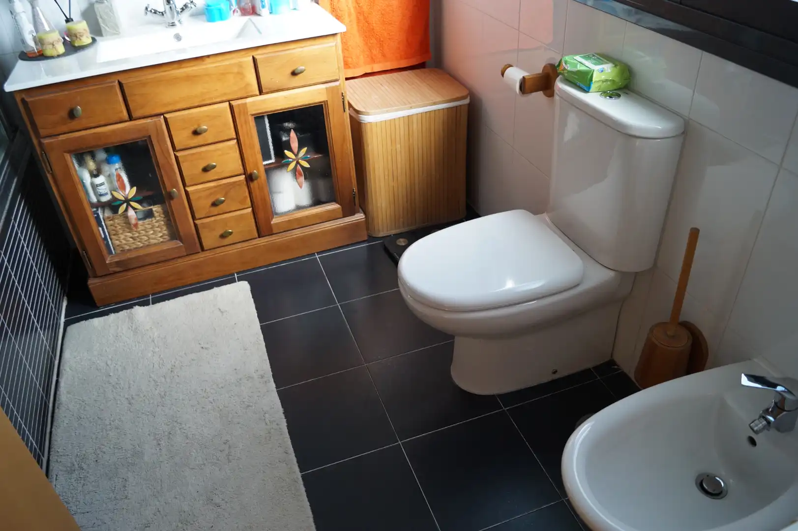 Baño de Casa adosada en venta en Guadalajara con Jardín privado y Piscina