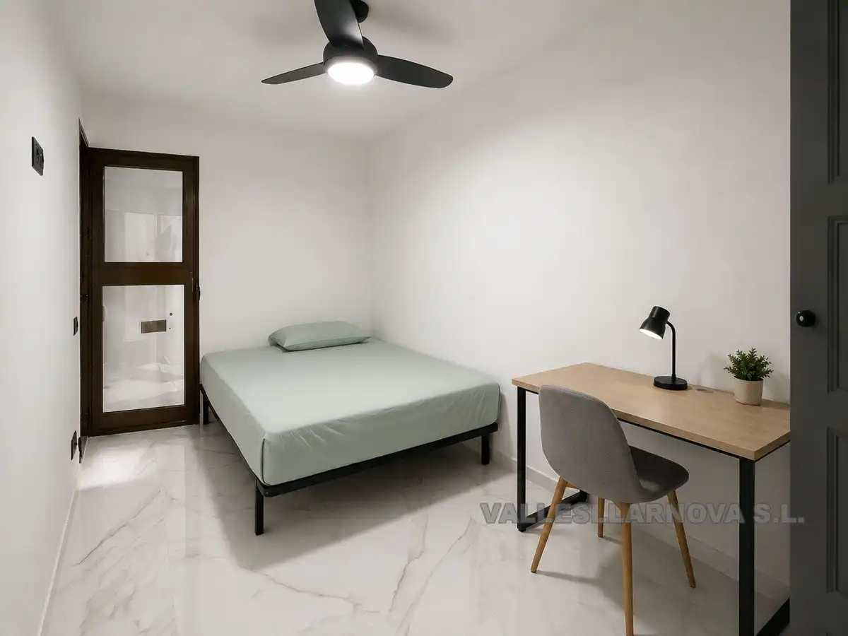 Schlafzimmer von Wohnung zum Verkauf in Mollet del Vallès mit Klimaanlage, Heizung und Balkon