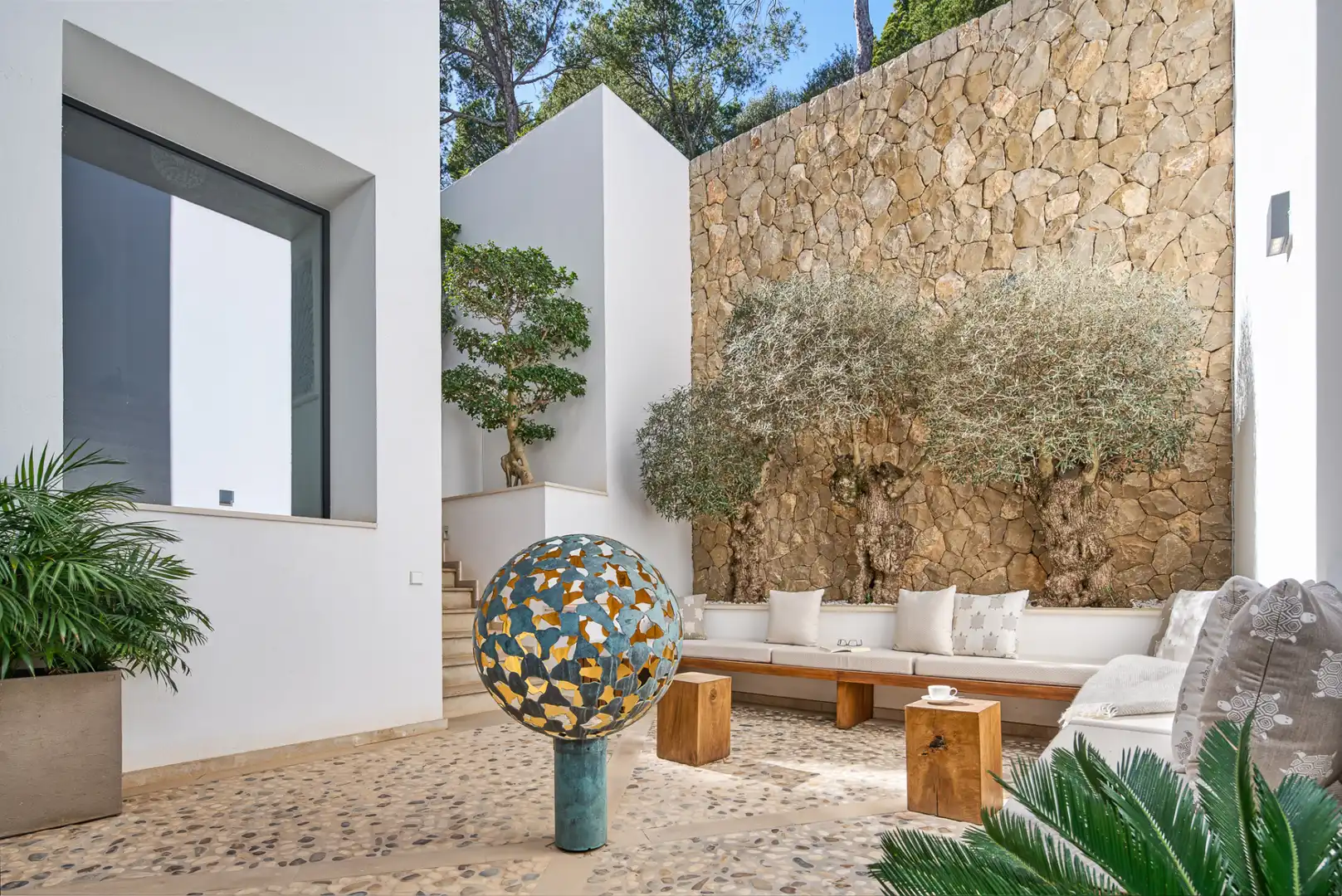 Terrassa de Casa o xalet en venda en Andratx amb Aire condicionat, Calefacció i Jardí privat