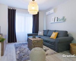 Sala d'estar de Apartament de lloguer en  Granada Capital amb Aire condicionat, Calefacció i Moblat