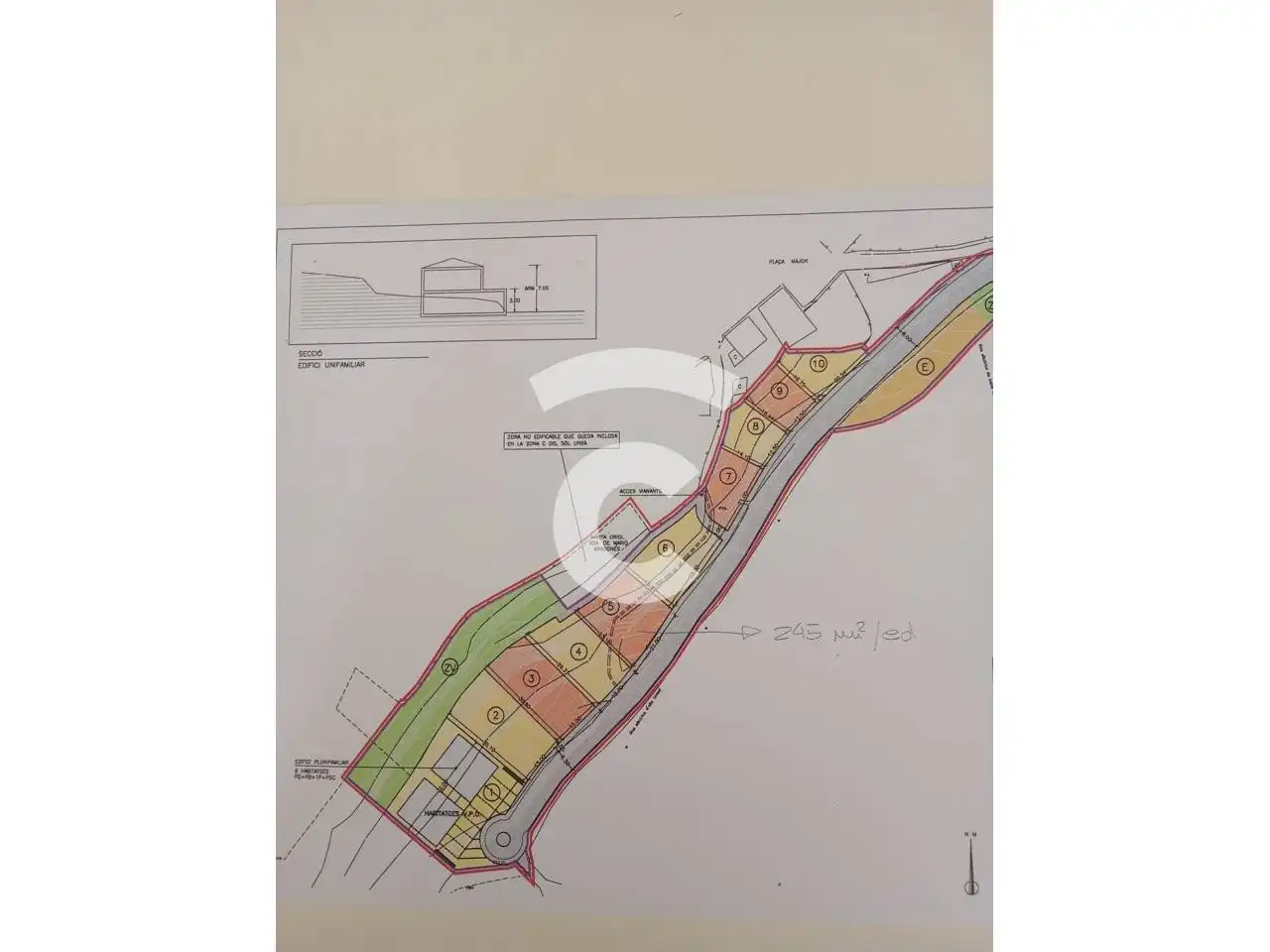 Terreny residencial en venda a Calle PONT DE FUSTA