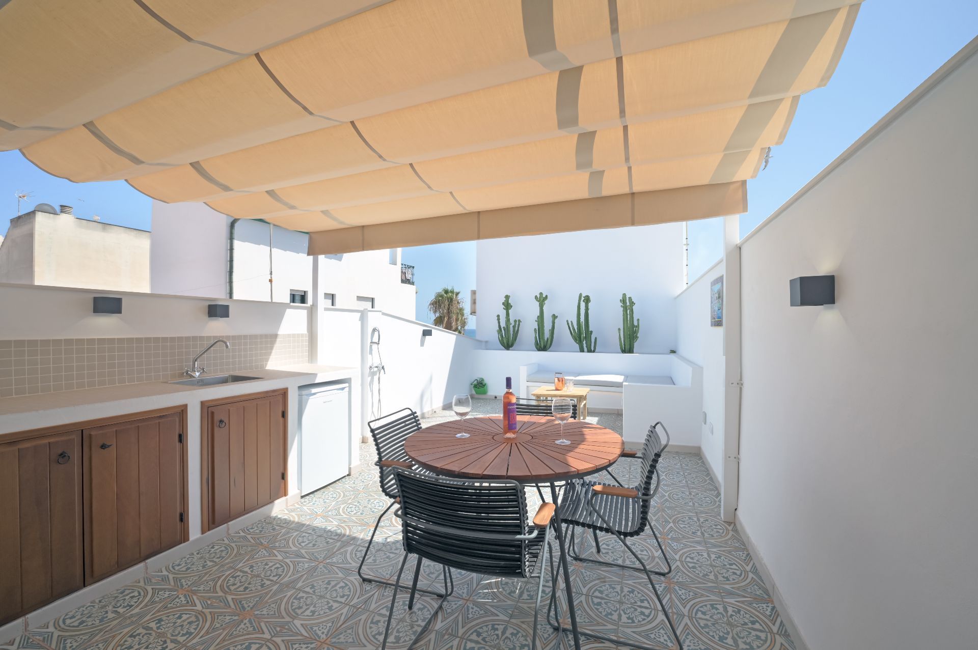 Terrace of Single-family semi-detached for sale in Vélez-Málaga  with Air Conditioner