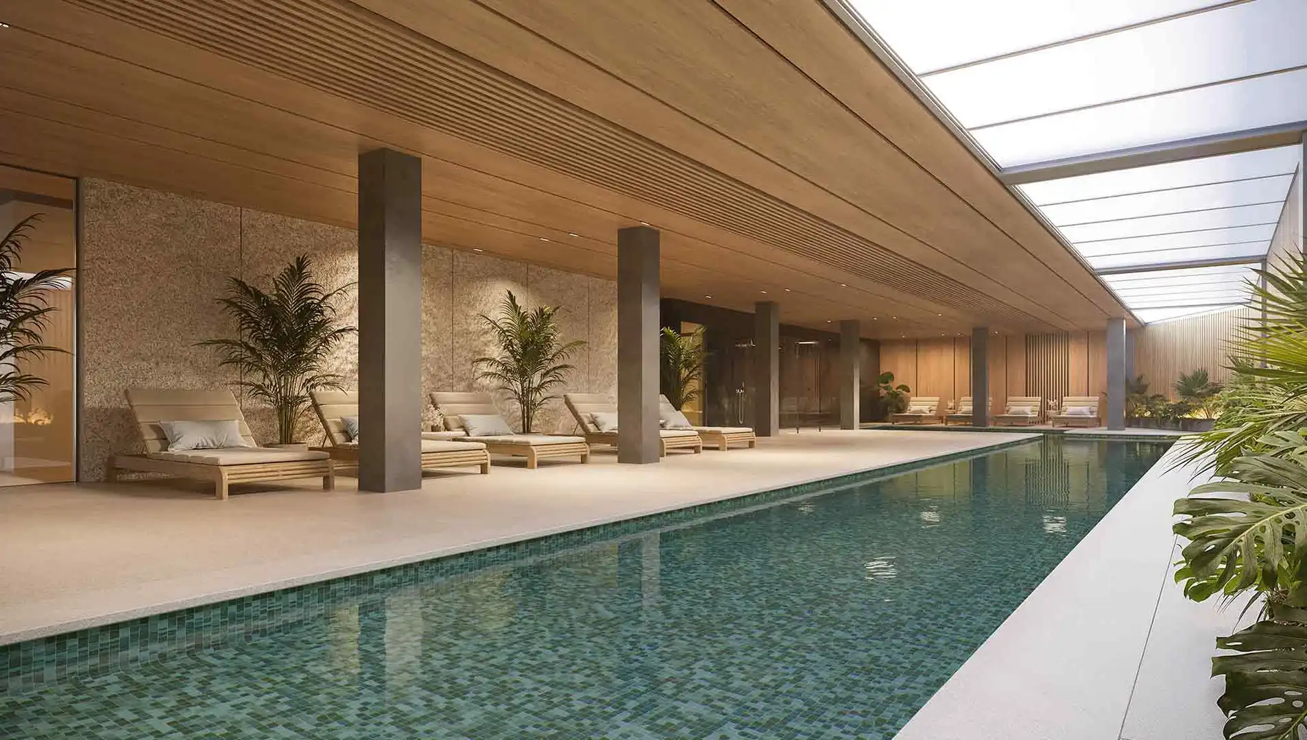 Piscina de Piso en venta en Marbella con Calefacción, Terraza y Domótica