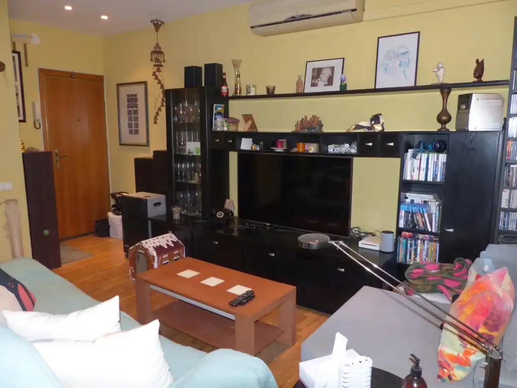 Sala de estar de Piso en venta en Barcelona con Balcón